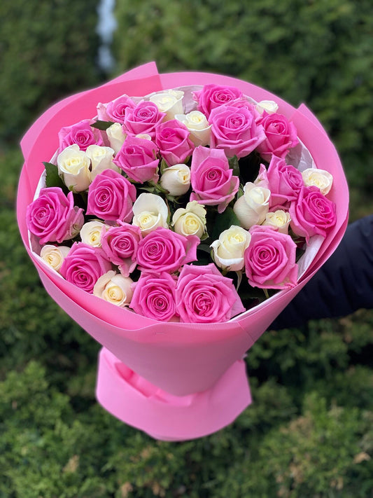 39 роз сортов Белуга и Аква