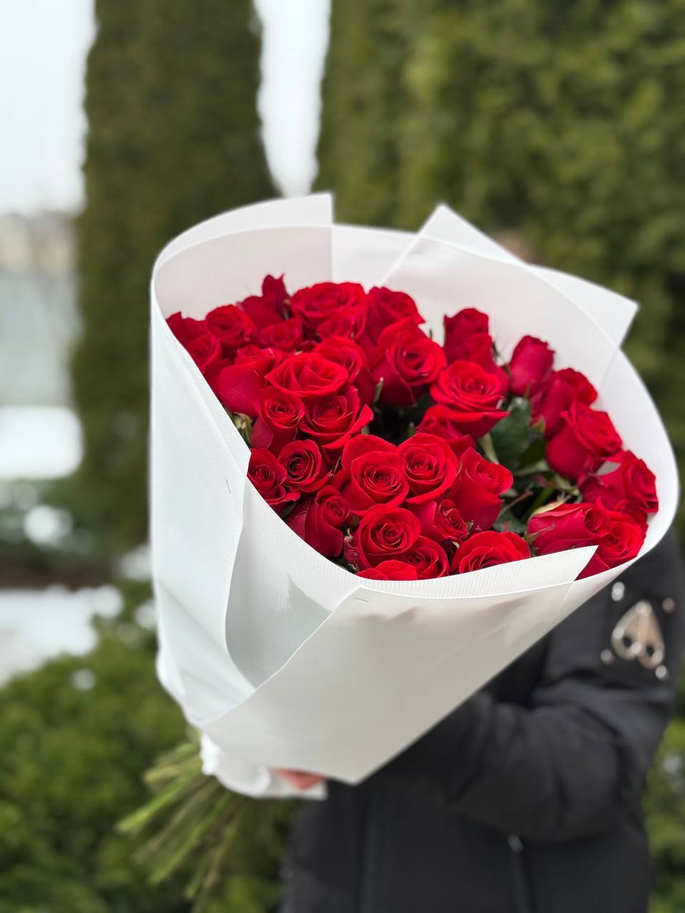 39 роз Ред Игл