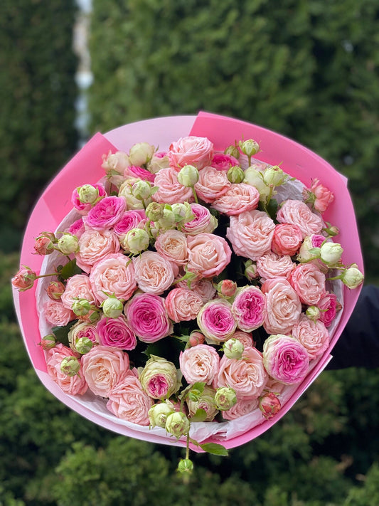 39 роз Bombastic и Gelato