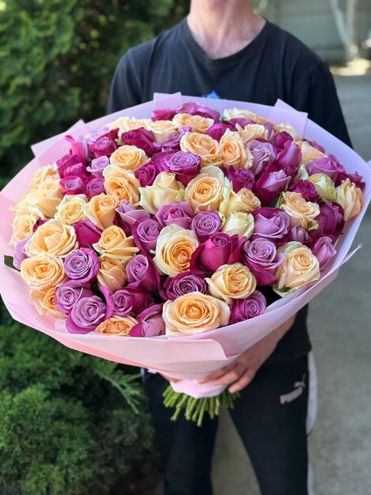 101 róż — Prince Persia i Peach Avalanche