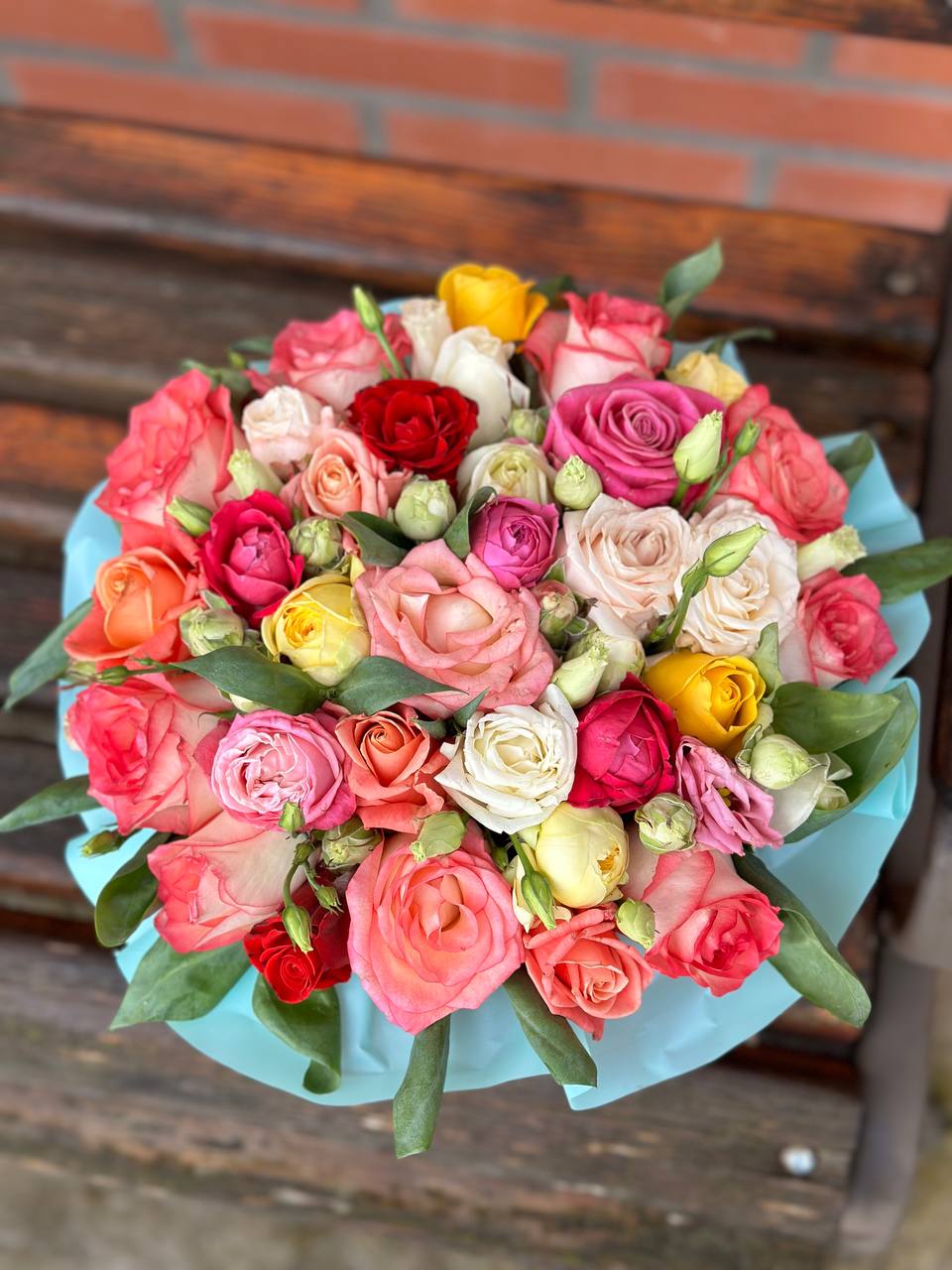 Blumen in einer Hutschachtel, Größe M