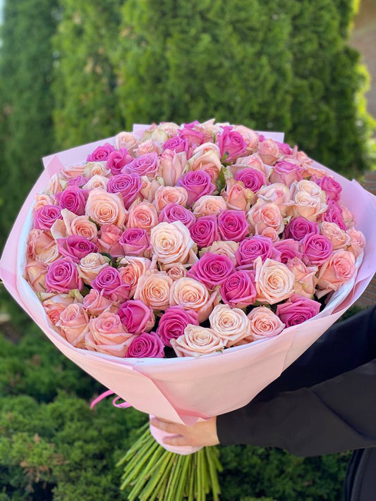 101 Rosen Sorte Kimberly und Aqua