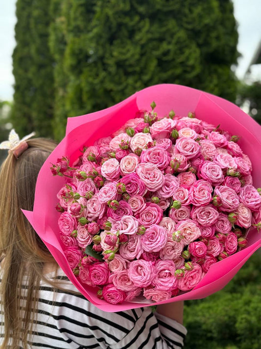 101 Pfingstrosenartige Rosen der Sorte Lady Bombastic